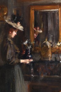 Donna in un interno da Albert de Belleroche